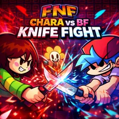 FNF Chara vs BF Knife Fight