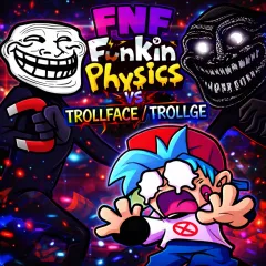 FNF Funkin Physics vs Trollface/Trollge