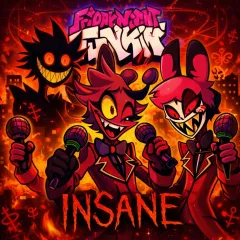 FNF Insane (A Hazbin Hotel Song) with Lyrics