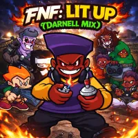 Play FNF: Lit Up (Darnell Mix) now!