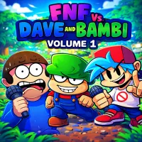 Play FNF Vs. Dave and Bambi Volume 1 now!