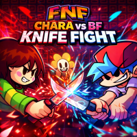 Play FNF Chara vs BF Knife Fight now!