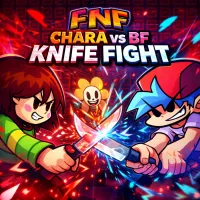 Play FNF Chara vs BF Knife Fight now!