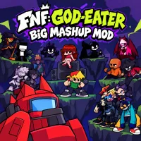 PLay FNF: God-Eater Big Mashup Mod now!