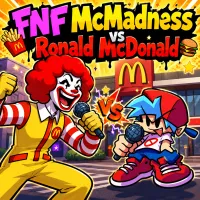 Play FNF McMadness vs Ronald McDonald now!