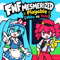 PLay FNF Mesmerized Playable (Miku vs Teto) now!