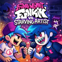 Play Friday Night Funkin vs Starving Artist now!
